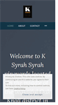 Mobile Screenshot of ksyrahsyrah.com